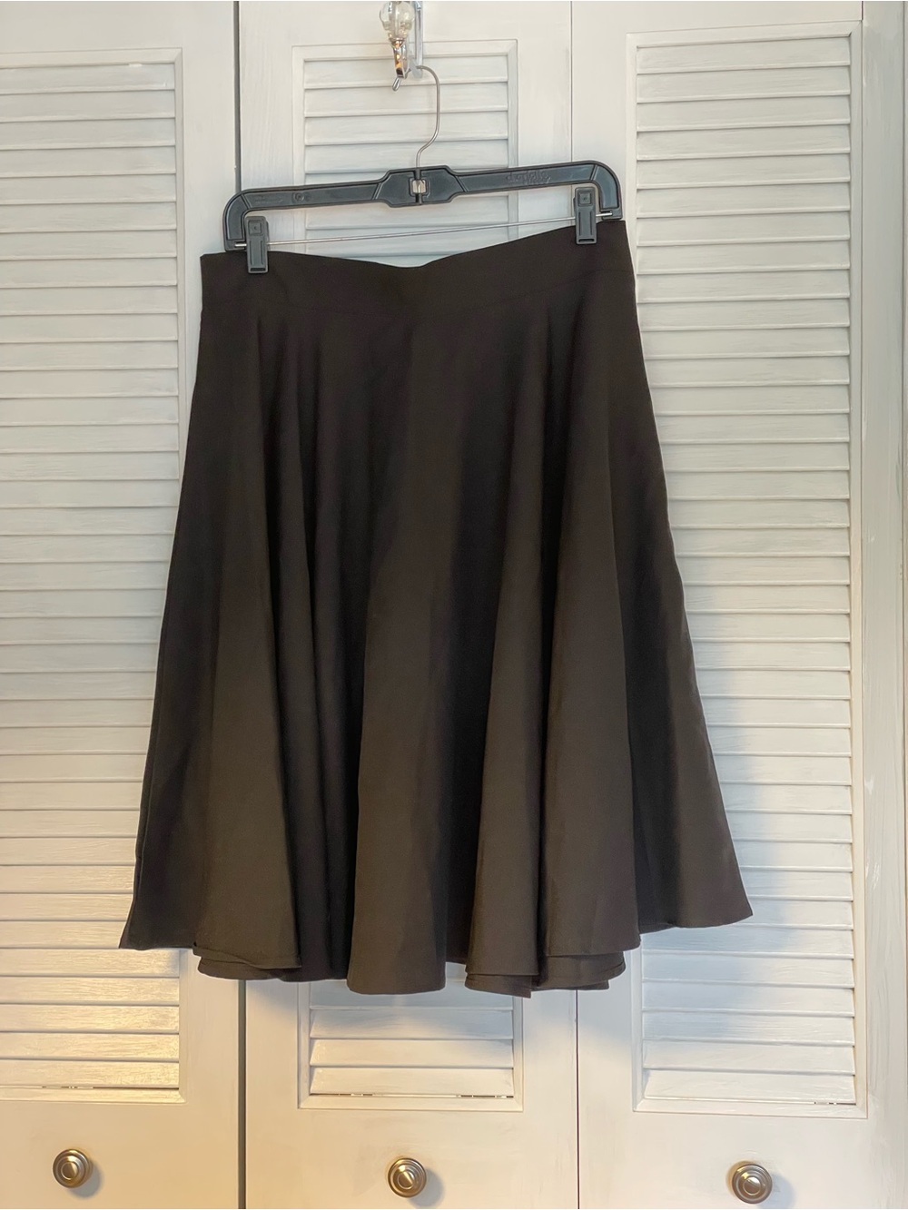 878. SHEIN Classic Black A-Line Flowy & Fun 1950’s Women's Skirt